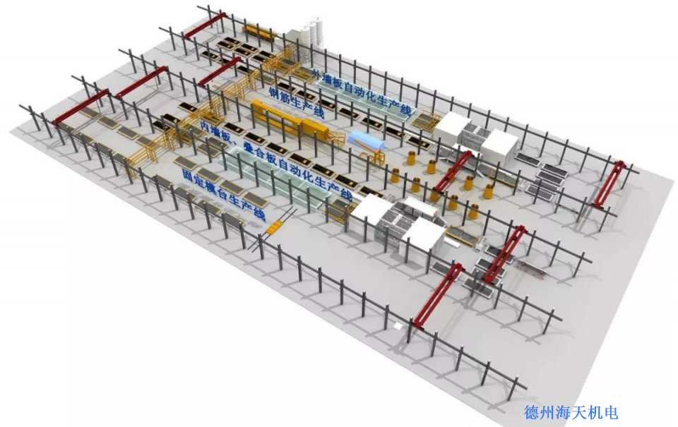 PC構件生產線如何布局？海天帶您全方位解讀6種典型布局